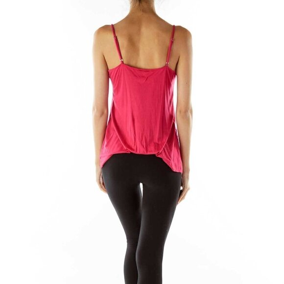 Banana Republic Pink Ruffled Tank Top - Picture 2 of 3